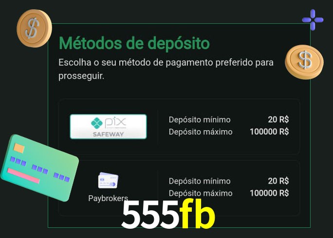 O cassino 555fb oferece uma grande variedade de métodos de pagamento